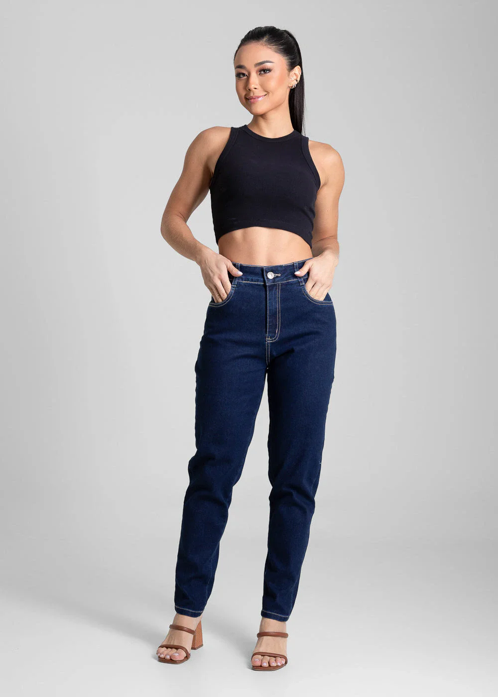Calça Jeans Sawary Mom - 281262 AZUL