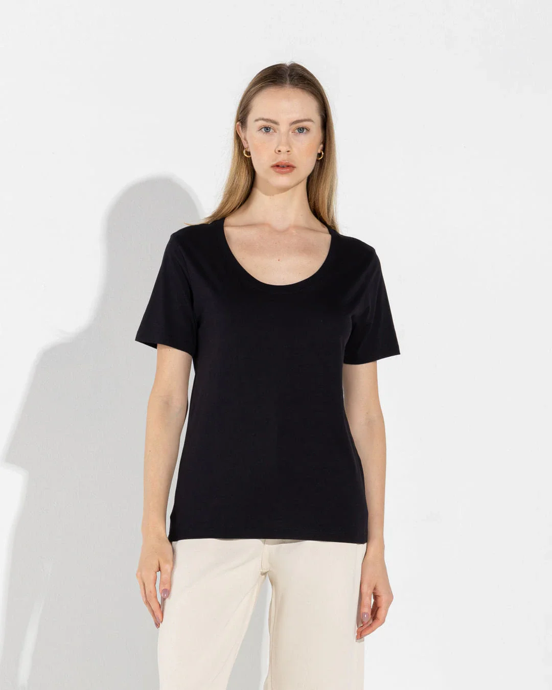 Camiseta Pima Gola U Feminina