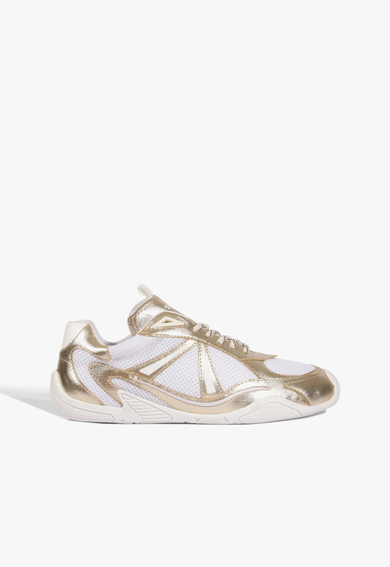 Tênis 48"S Branco e Dourado