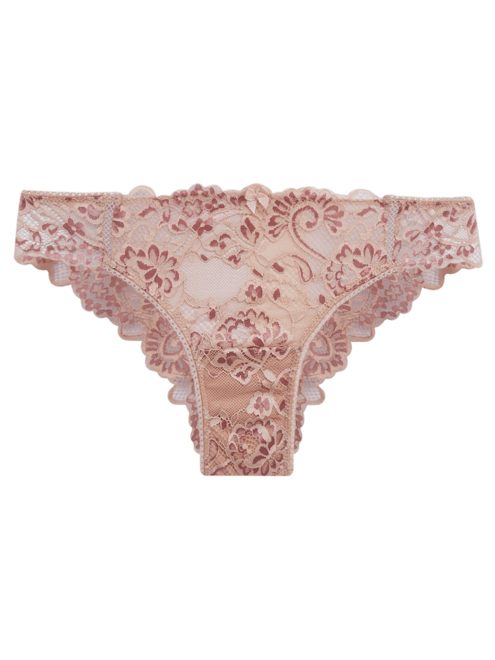Calcinha Biquíni Renda Midnight Rose Smoke