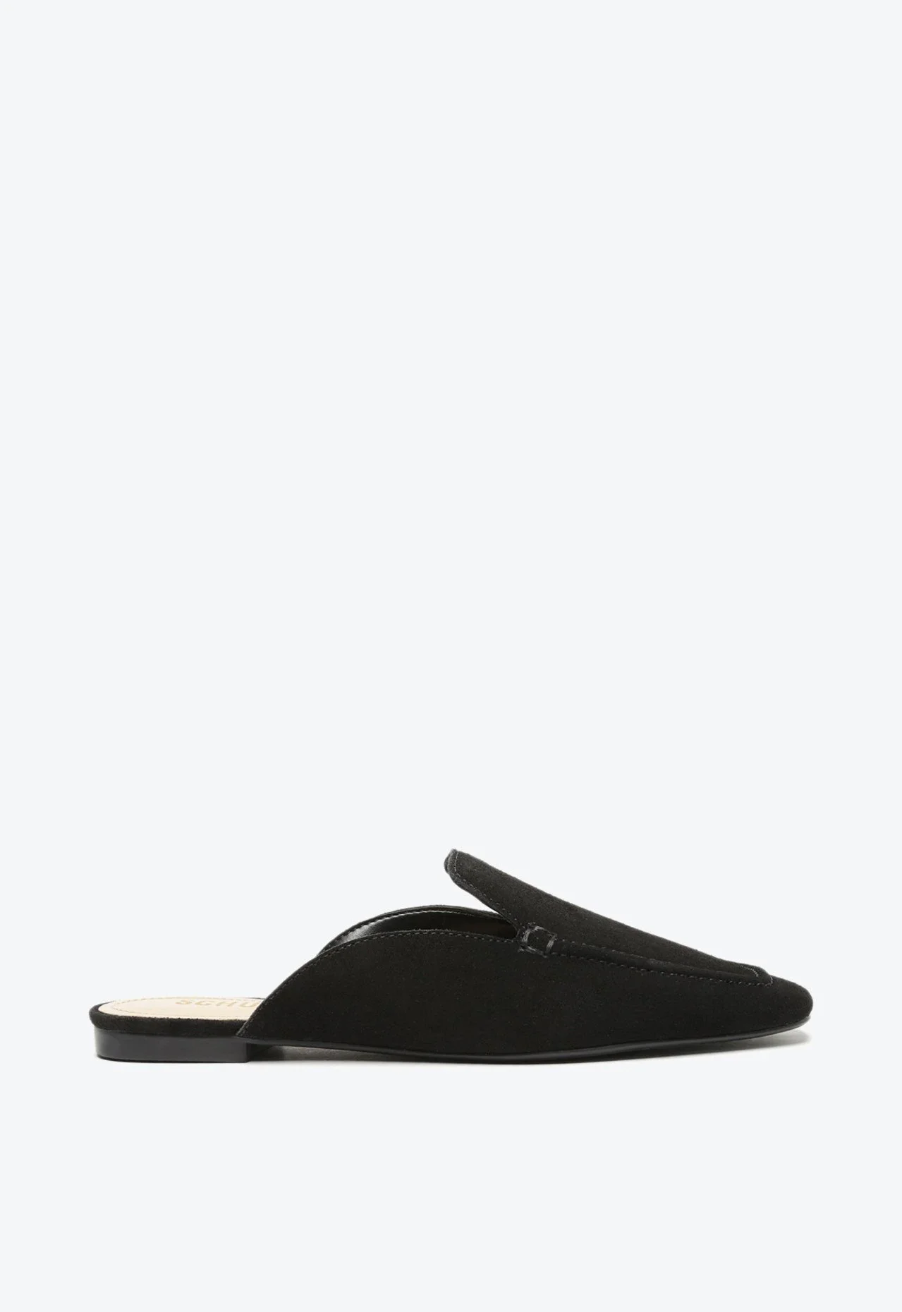 Sapato Mule Comfy Camurça Preta
