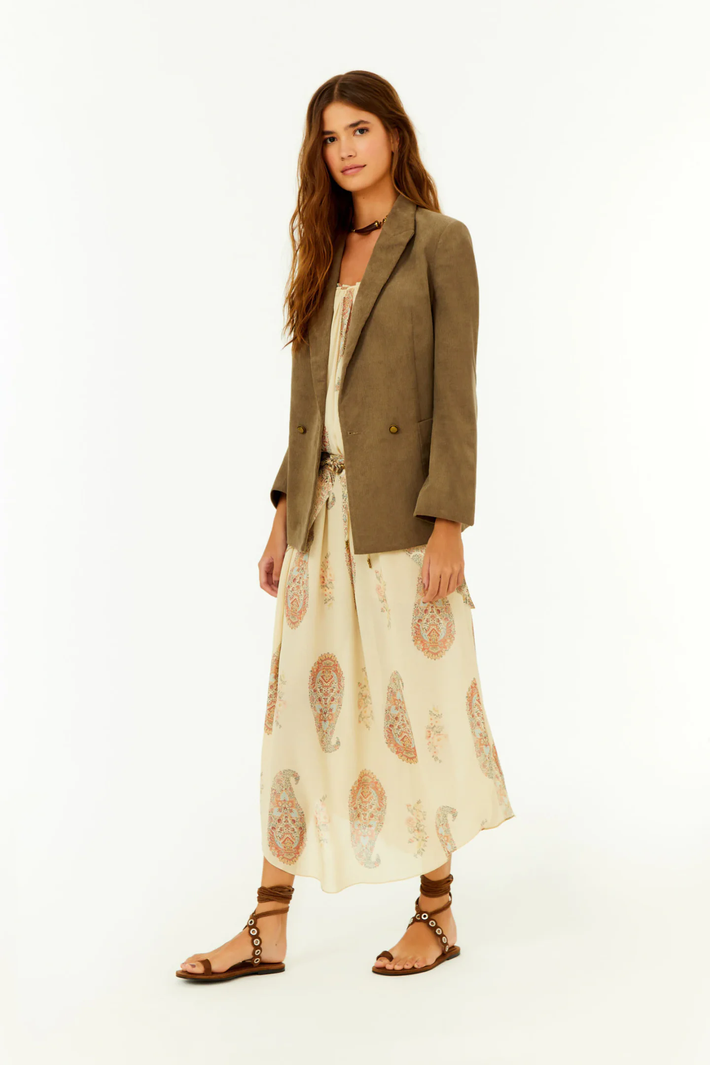 Vestido Midi Sem Alça Ggt Estampa Flory