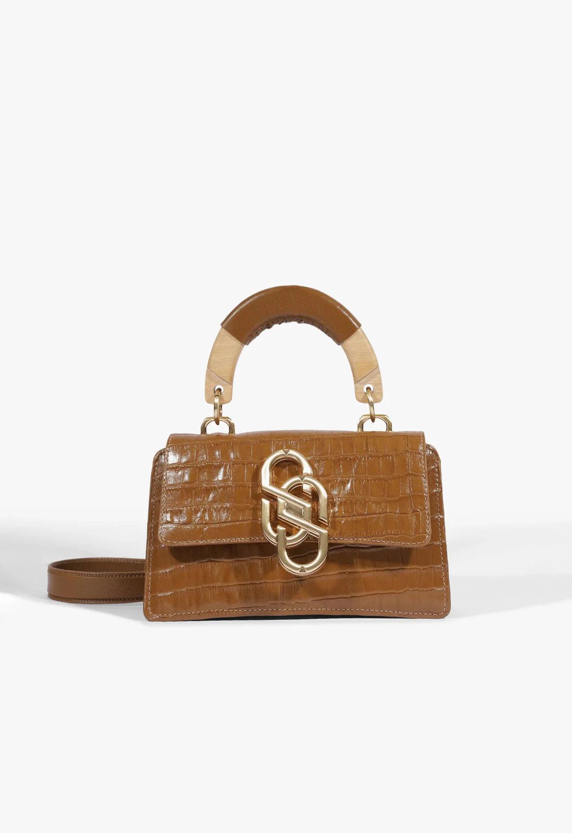 Bolsa Soul Média Couro Marrom