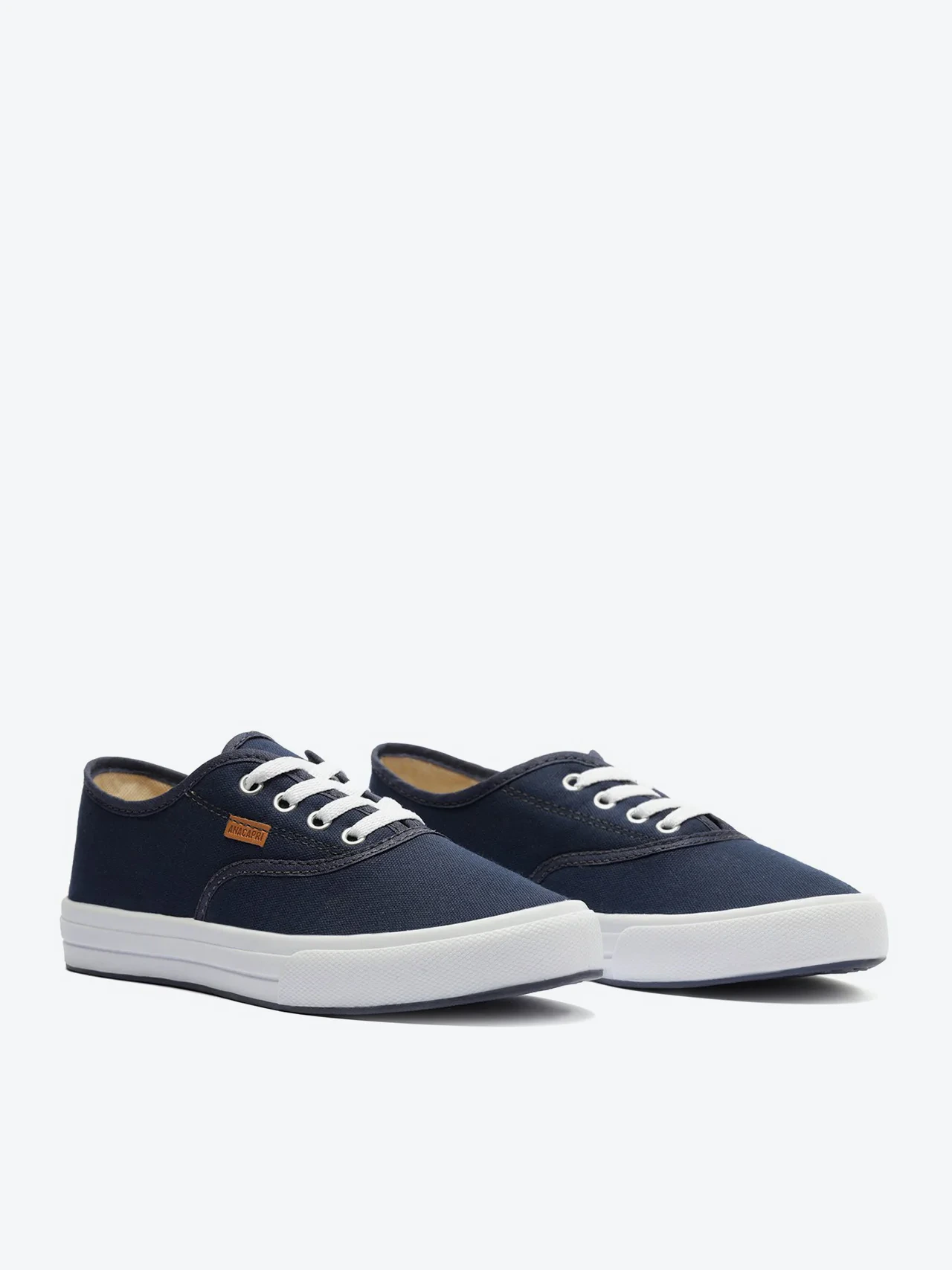 Tênis Casual Tecido Azul