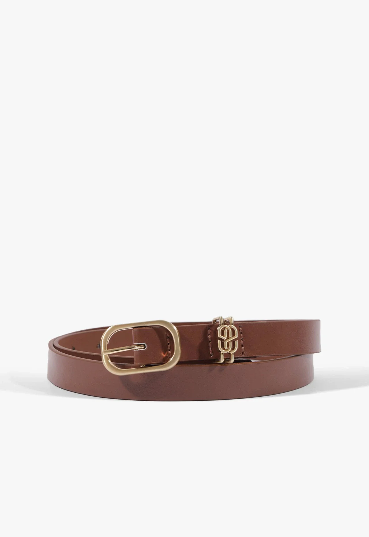 Cinto SS Belt Couro Marrom