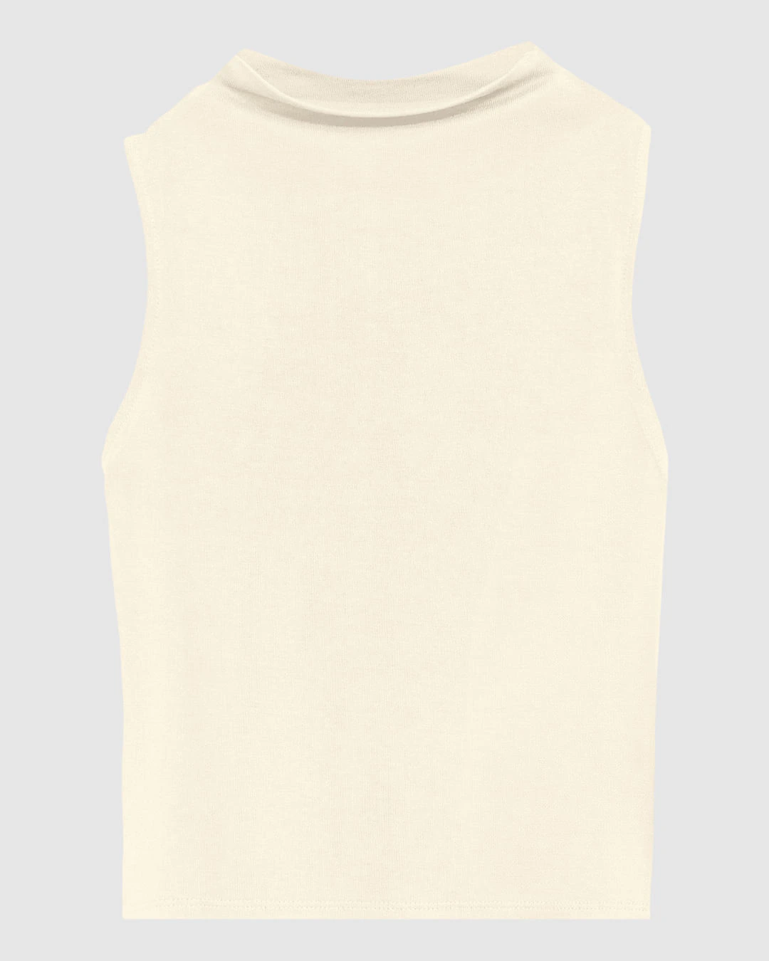 Regata Justa Feminina Gola Alta Sem Manga Em Malha Viscose Stretch - ENFIM