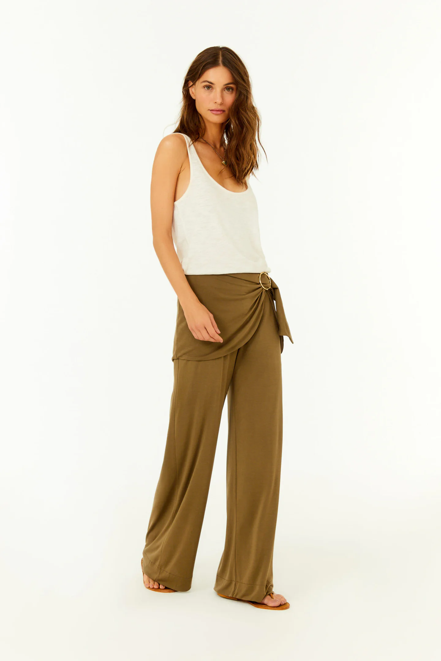 Calça Amarração Fivela