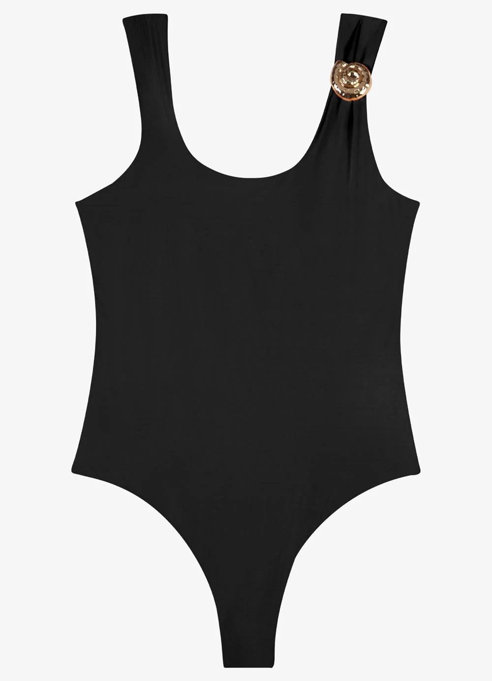 Endless - Body Feminino em Poliamida Preto
