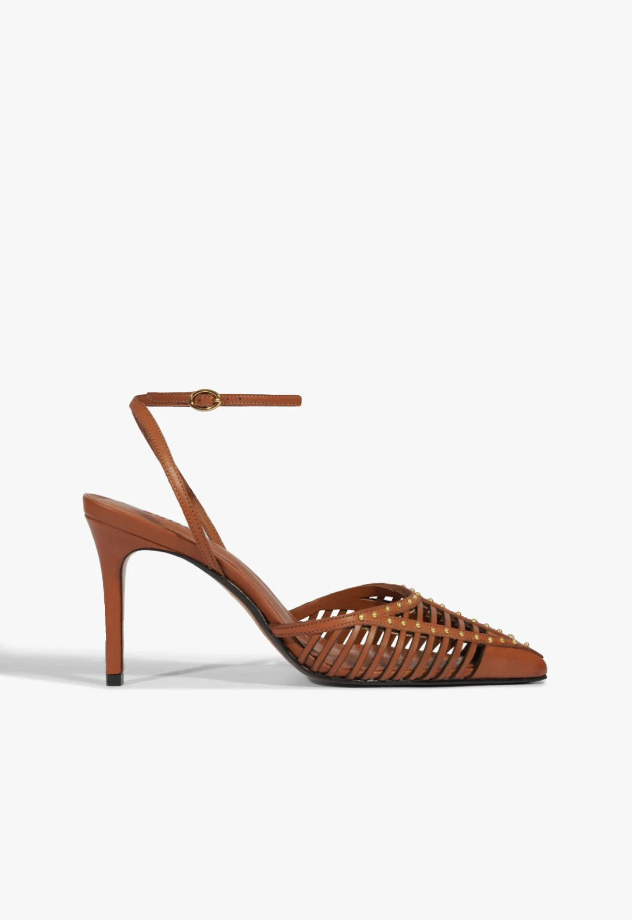 Scarpin Tammy Pump Couro Caramelo