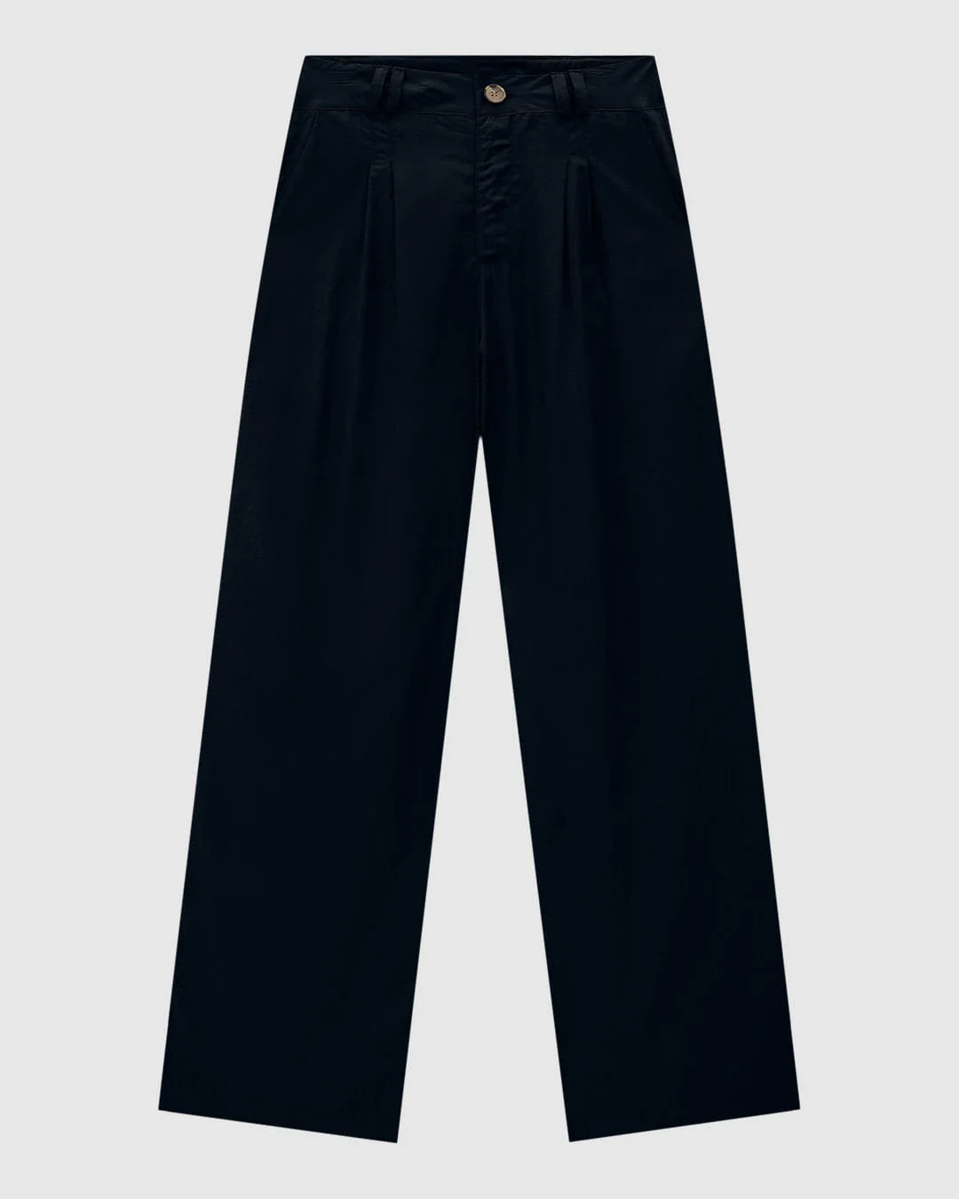 Calça Alfaiataria Feminina Pregas Frontais Em Tecido Jacquard - ENFIM