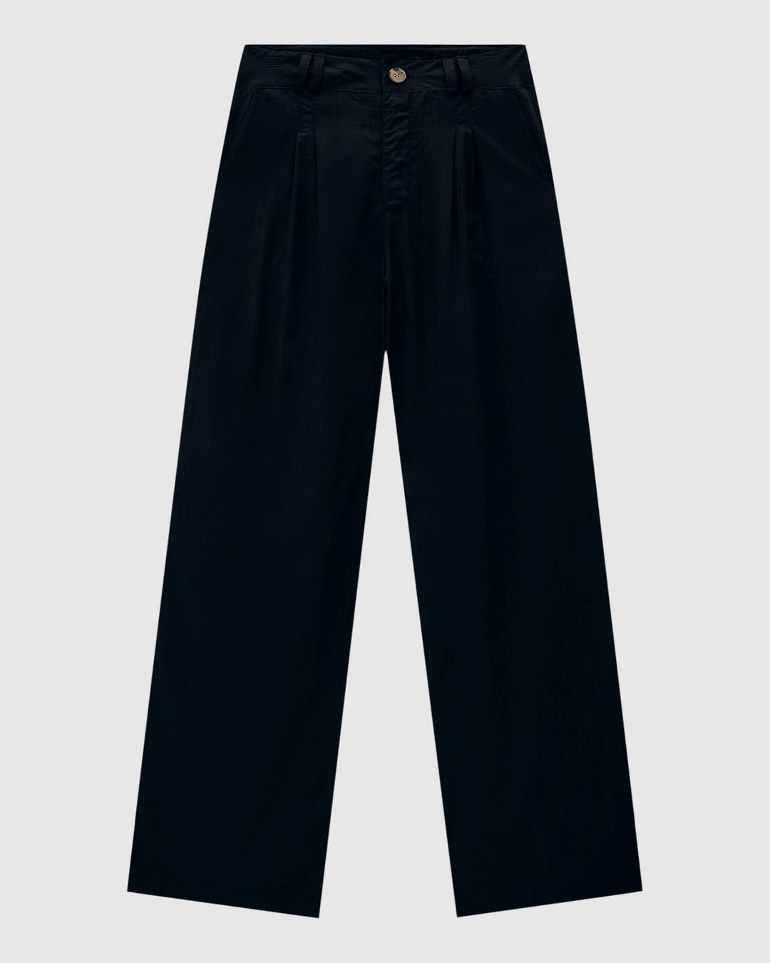Calça Alfaiataria Feminina Pregas Frontais Em Tecido Jacquard - ENFIM