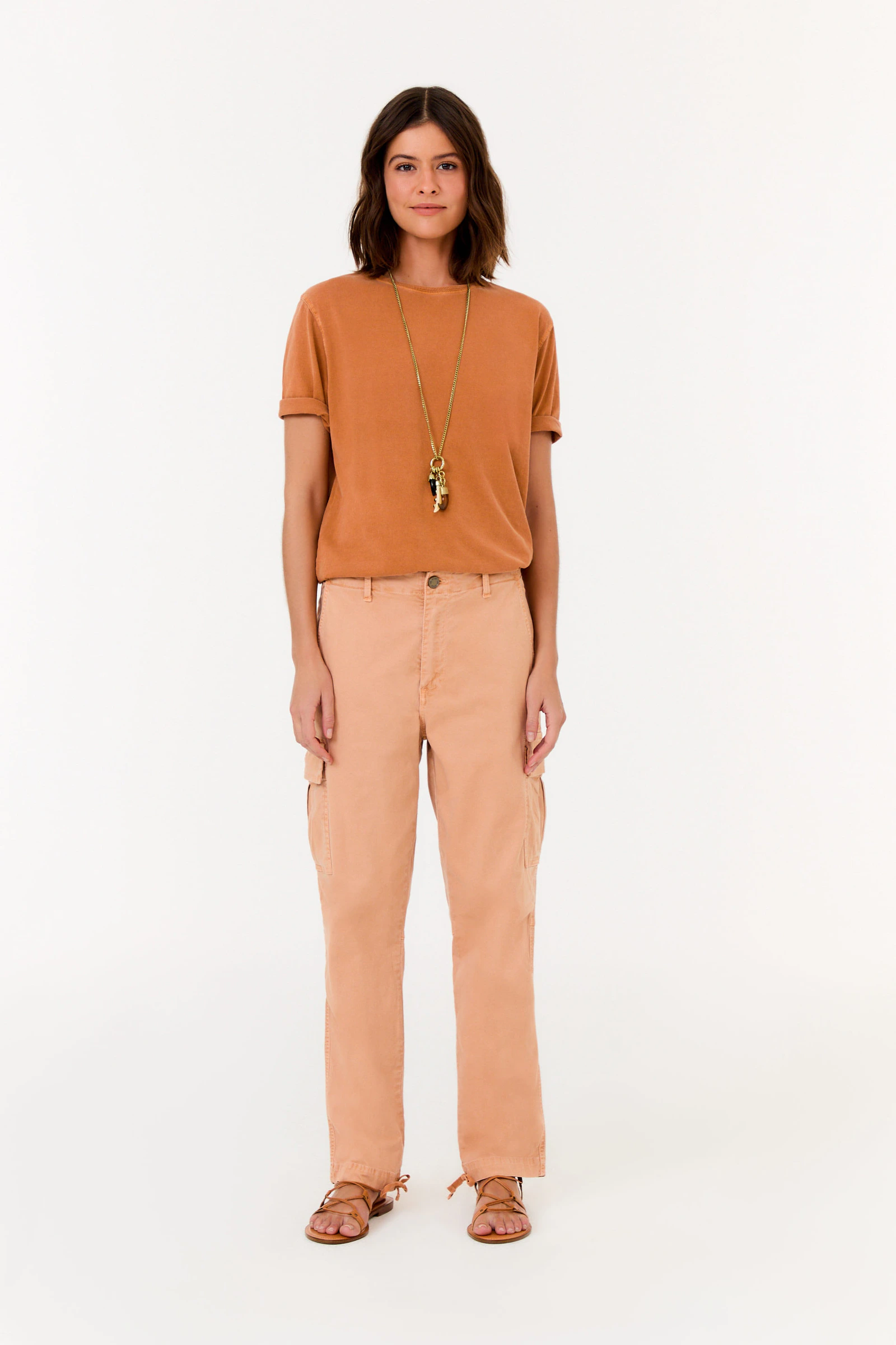 Calça Sarja Cargo