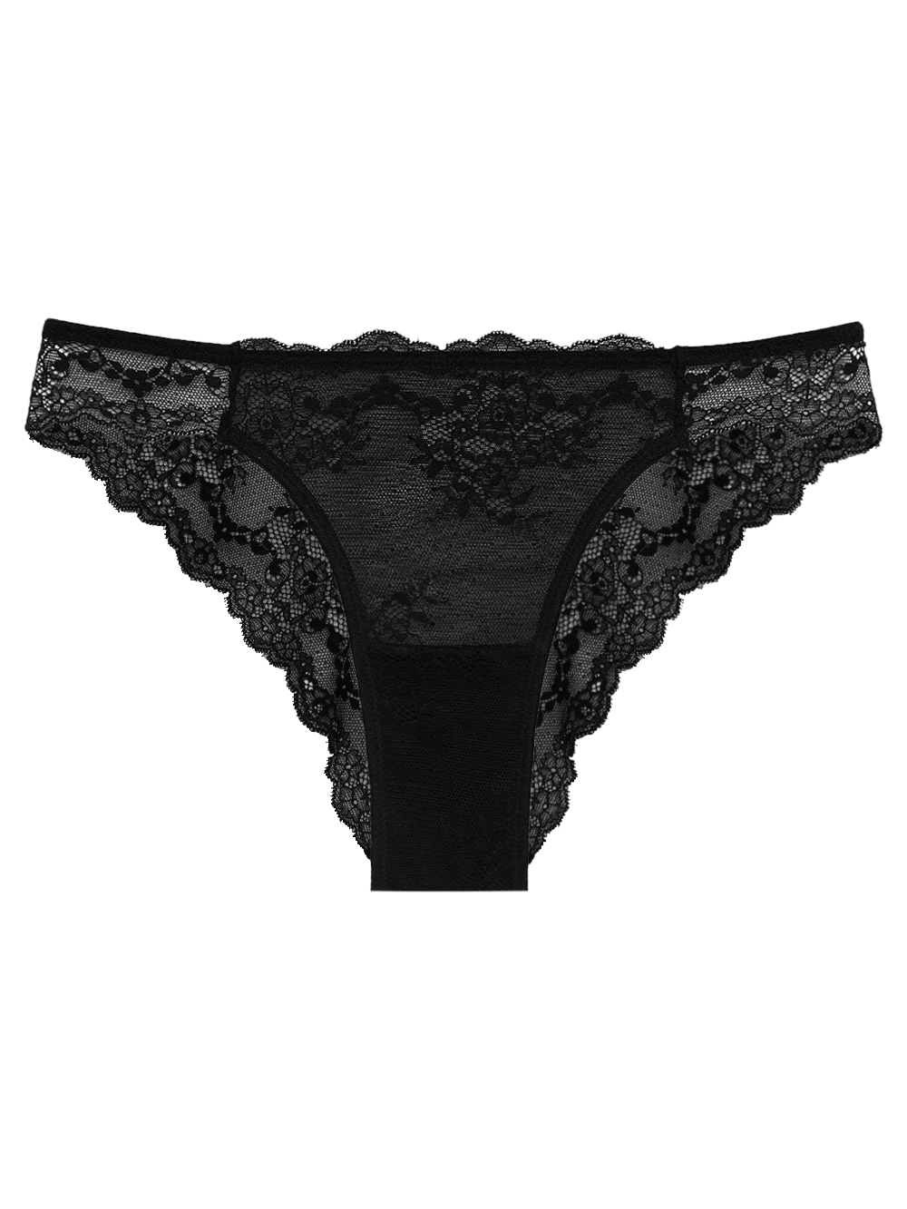 Calcinha Tanga Renda Etherea Preto