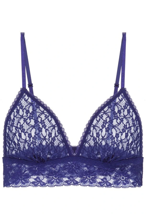 Sutiã Triângulo Renda Sweet Lace Azul