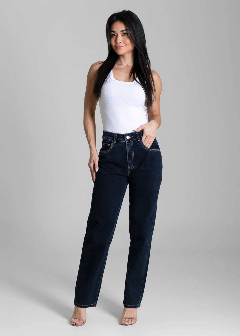 Calça Jeans Sawary Reta - 284137 AZUL