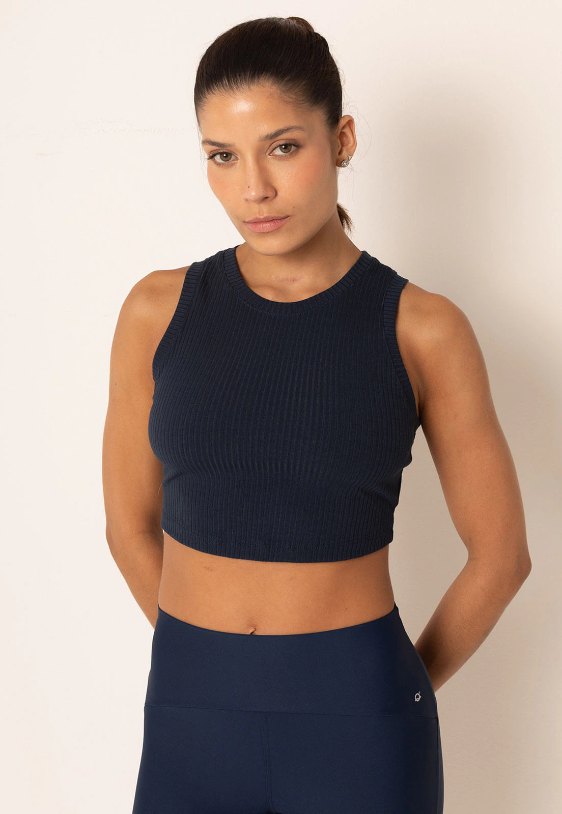 Top Cropped Canelado Vortex Nadador