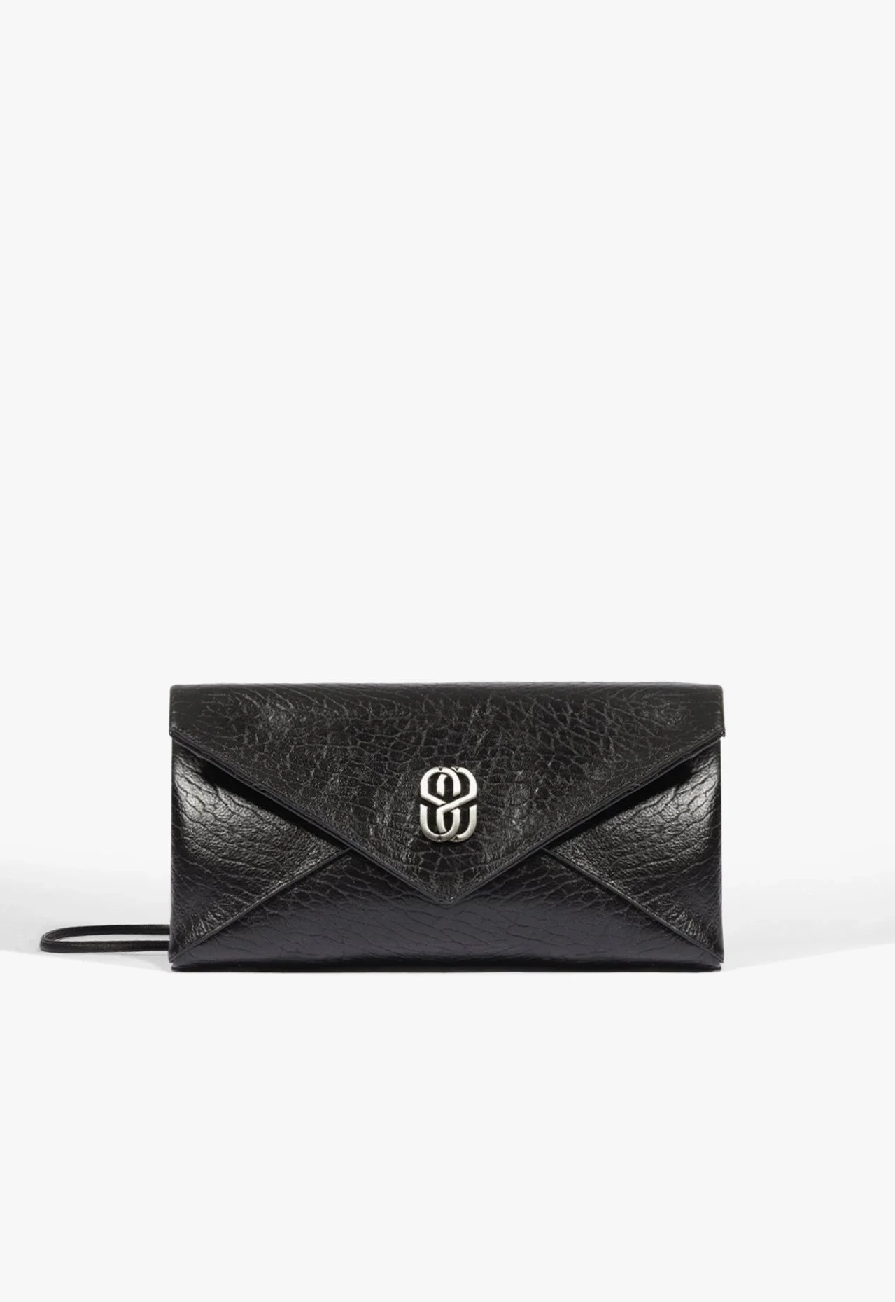 Bolsa Tiracolo Blake Média Couro Preta