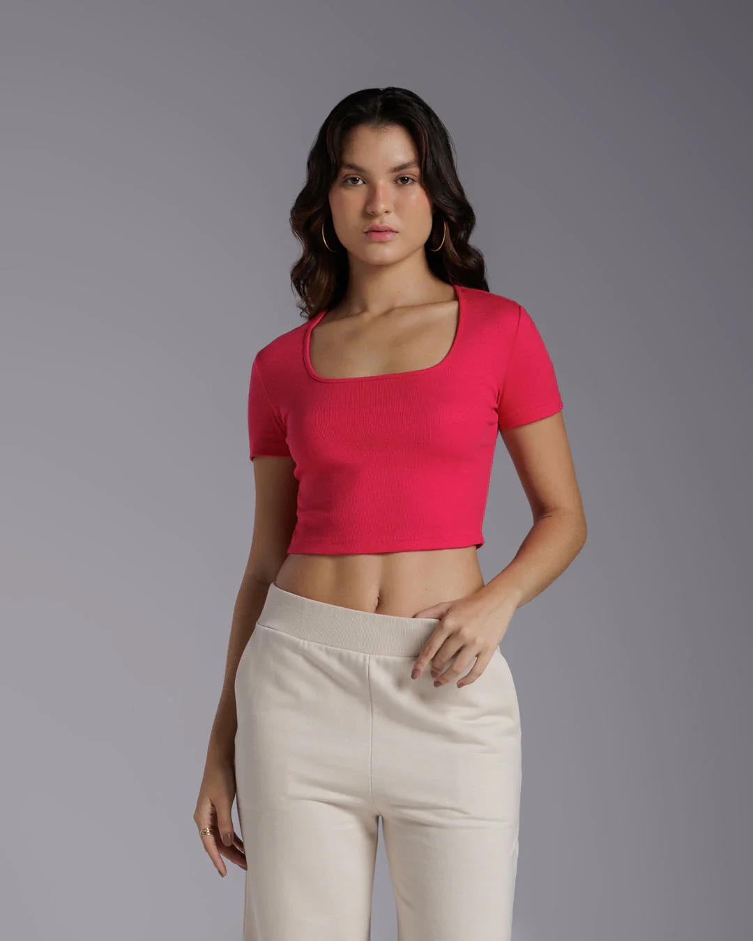 Tech T-Shirt Cropped Ribana Anti Odor Feminina - BASICAMENTE