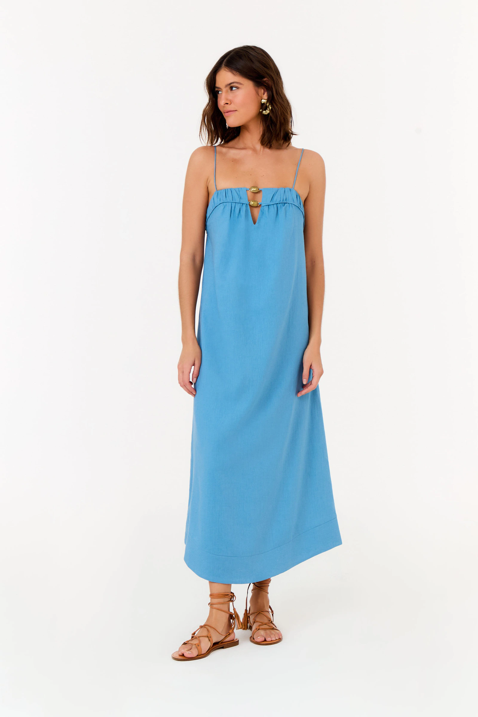 Vestido Detalhe Decote
