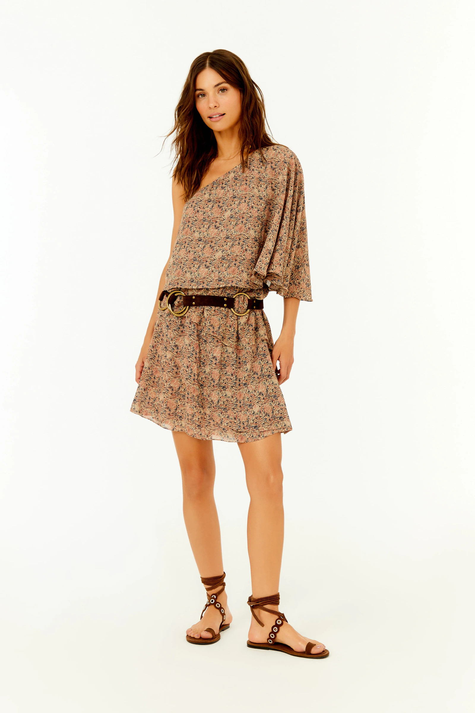 Vestido Curto Ggt Estampa Fable