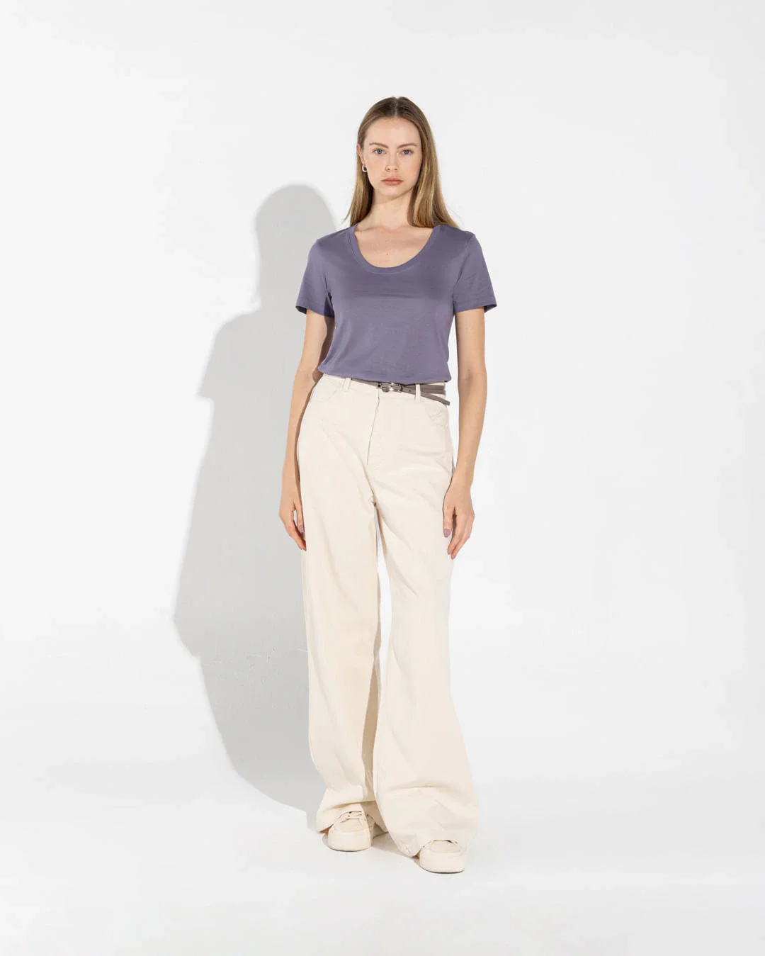 Camiseta Pima Gola U Feminina
