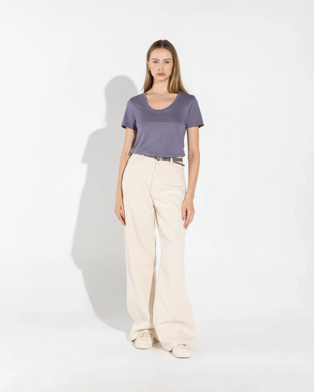 Camiseta Pima Gola U Feminina