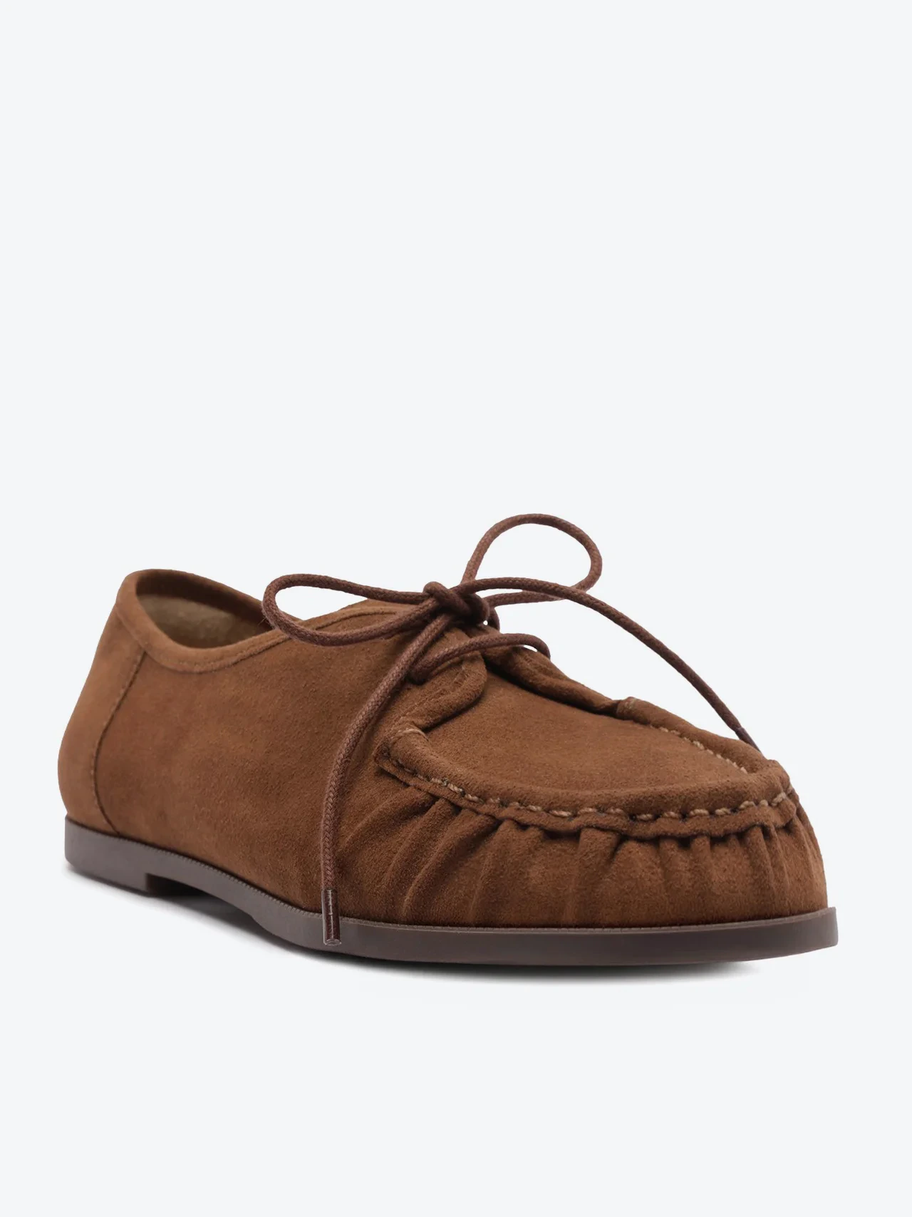 Mocassim Tradicional Com Amarração Marrom