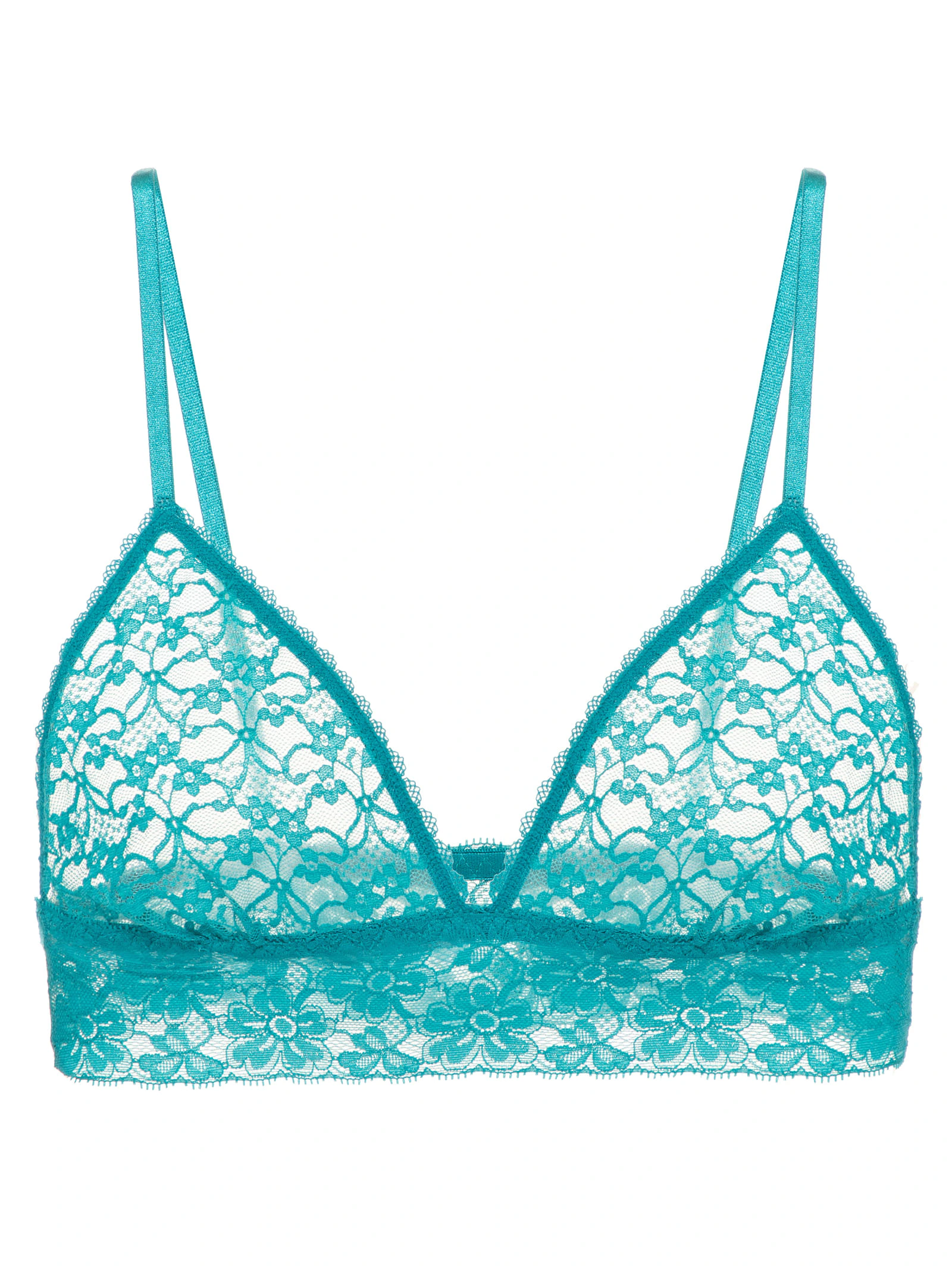 Sutiã Triângulo Renda Sweet Lace Verde Aqua