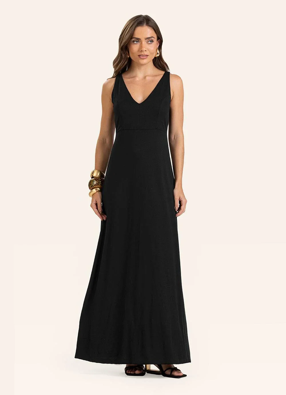 Endless - Vestido Feminino Longo Preto