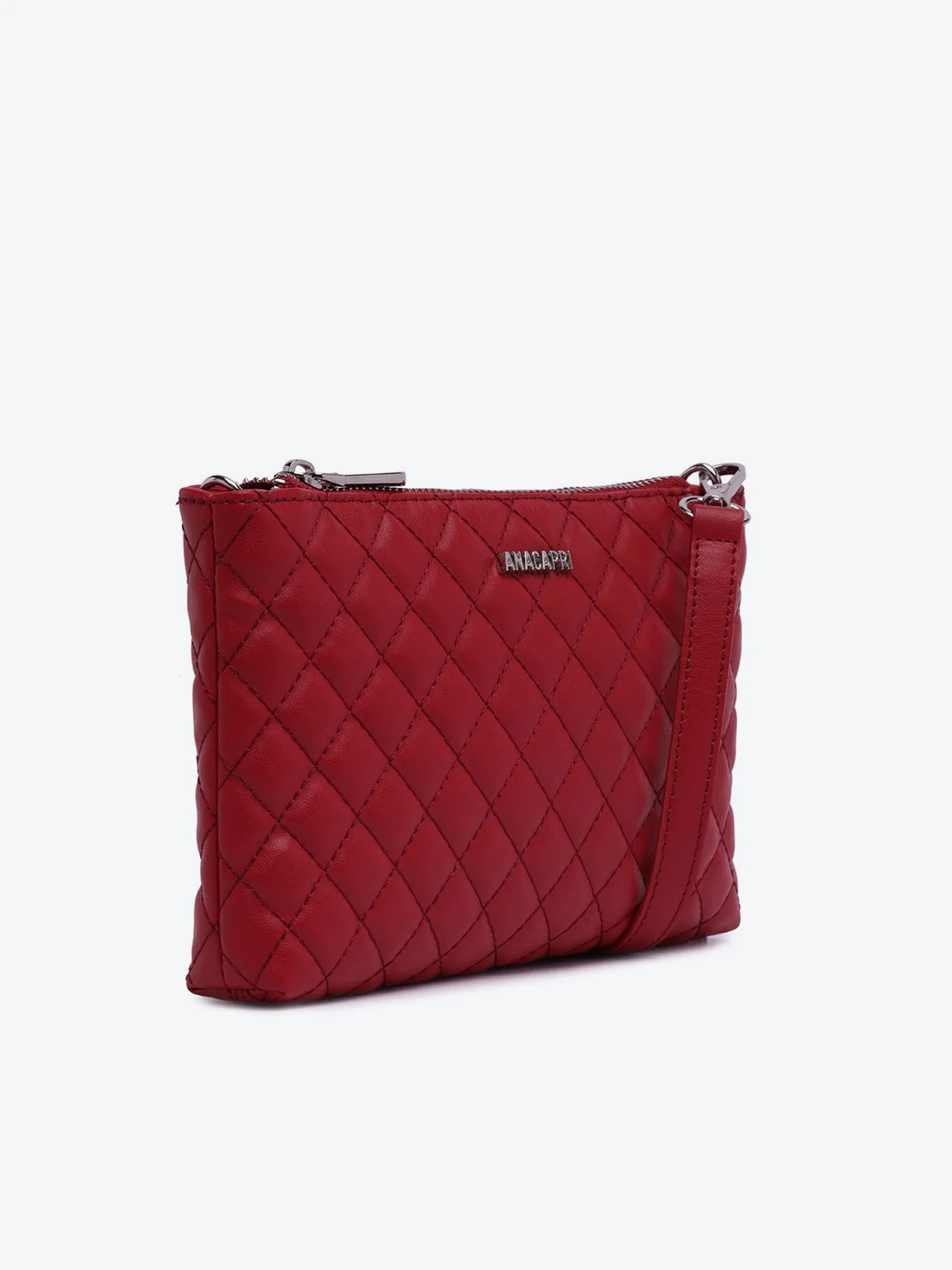 Bolsa Tiracolo Pequena Matelassê Vermelha