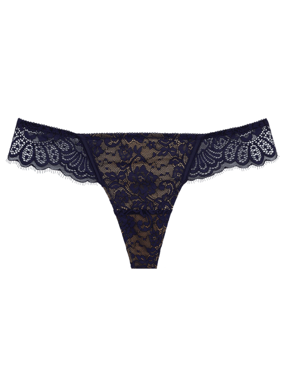 Calcinha Fio Biquíni Renda Love Affair Evening Blue