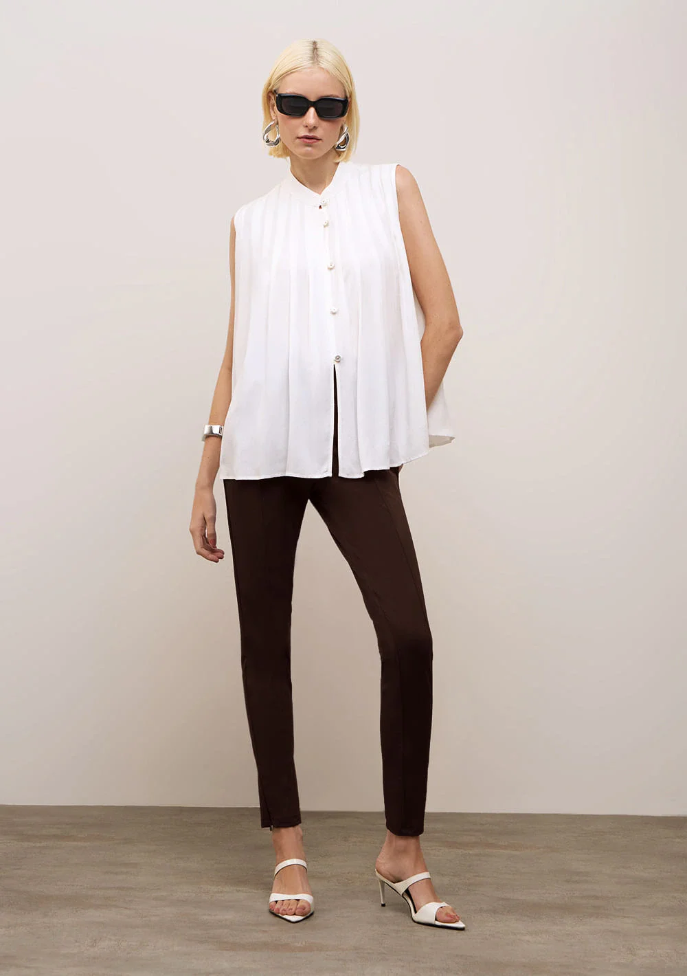 Calça Iódice Legging Alta Marrom