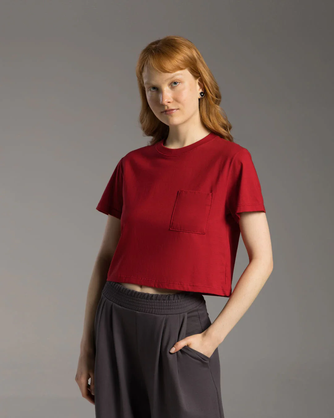 Tech T-Shirt Cropped Noliquid Bolso Feminina - BASICAMENTE