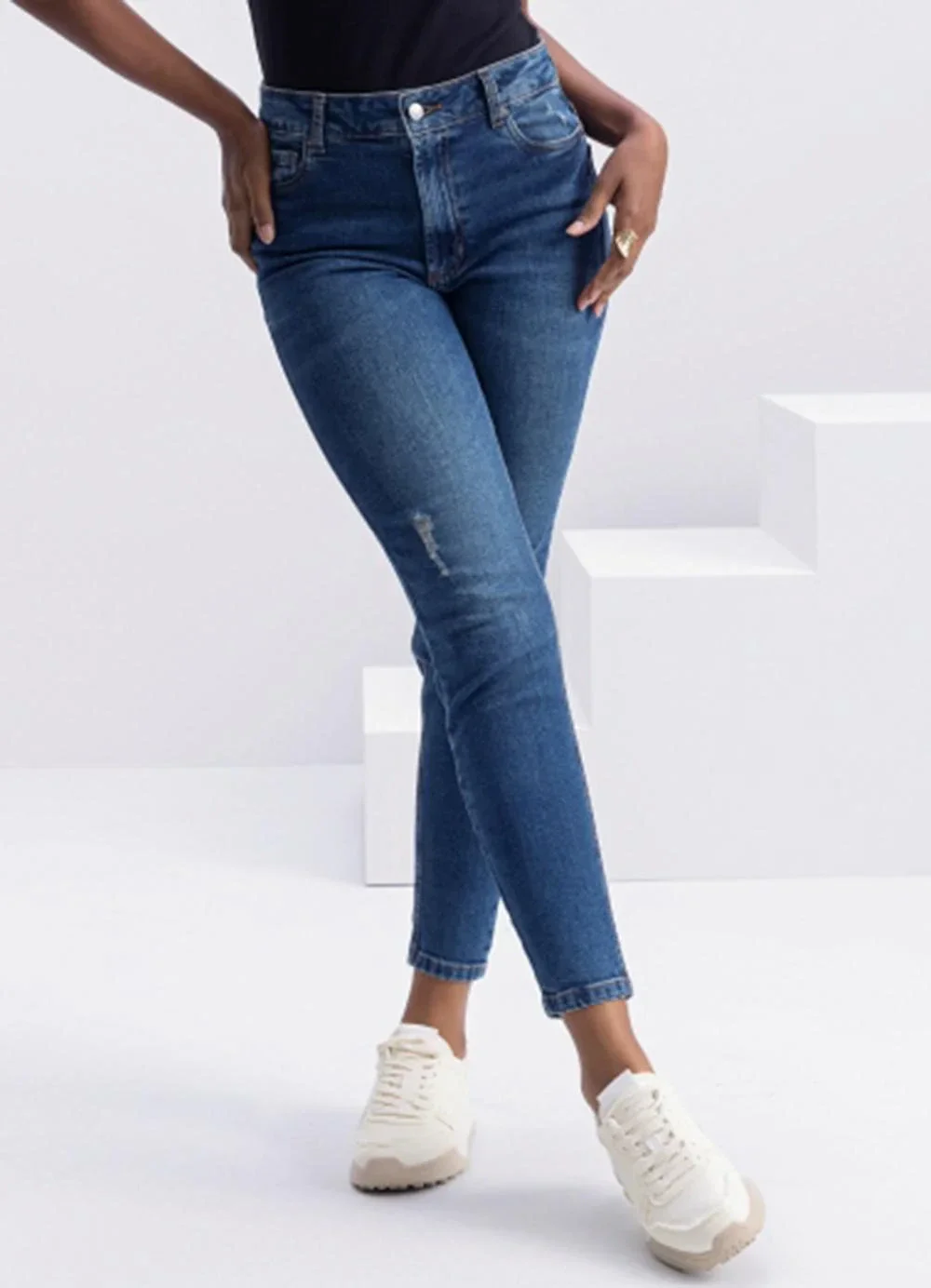 Essendi - Calça Feminina Azul
