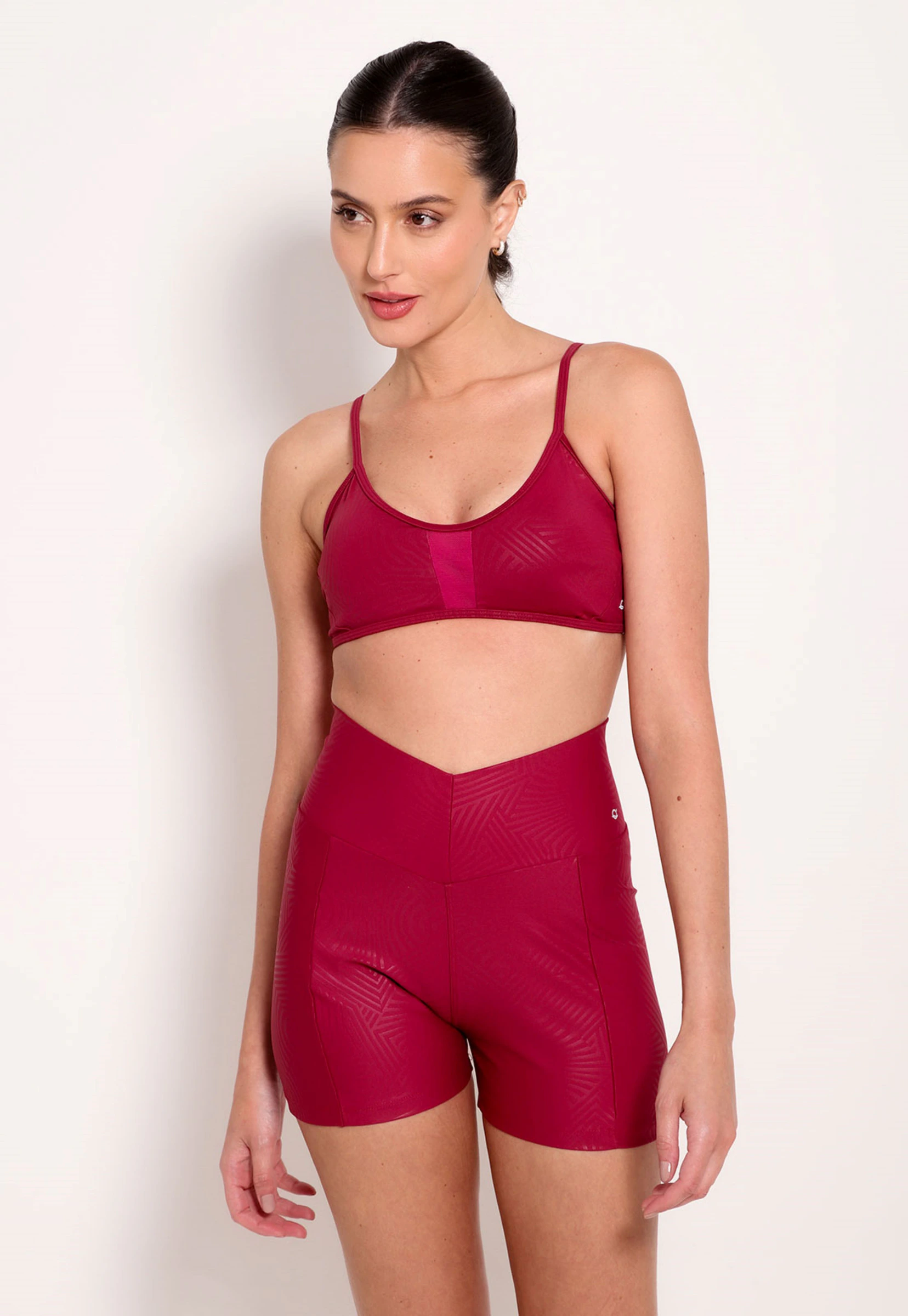 Shorts Fitness Progress 3D Cós Alto em V