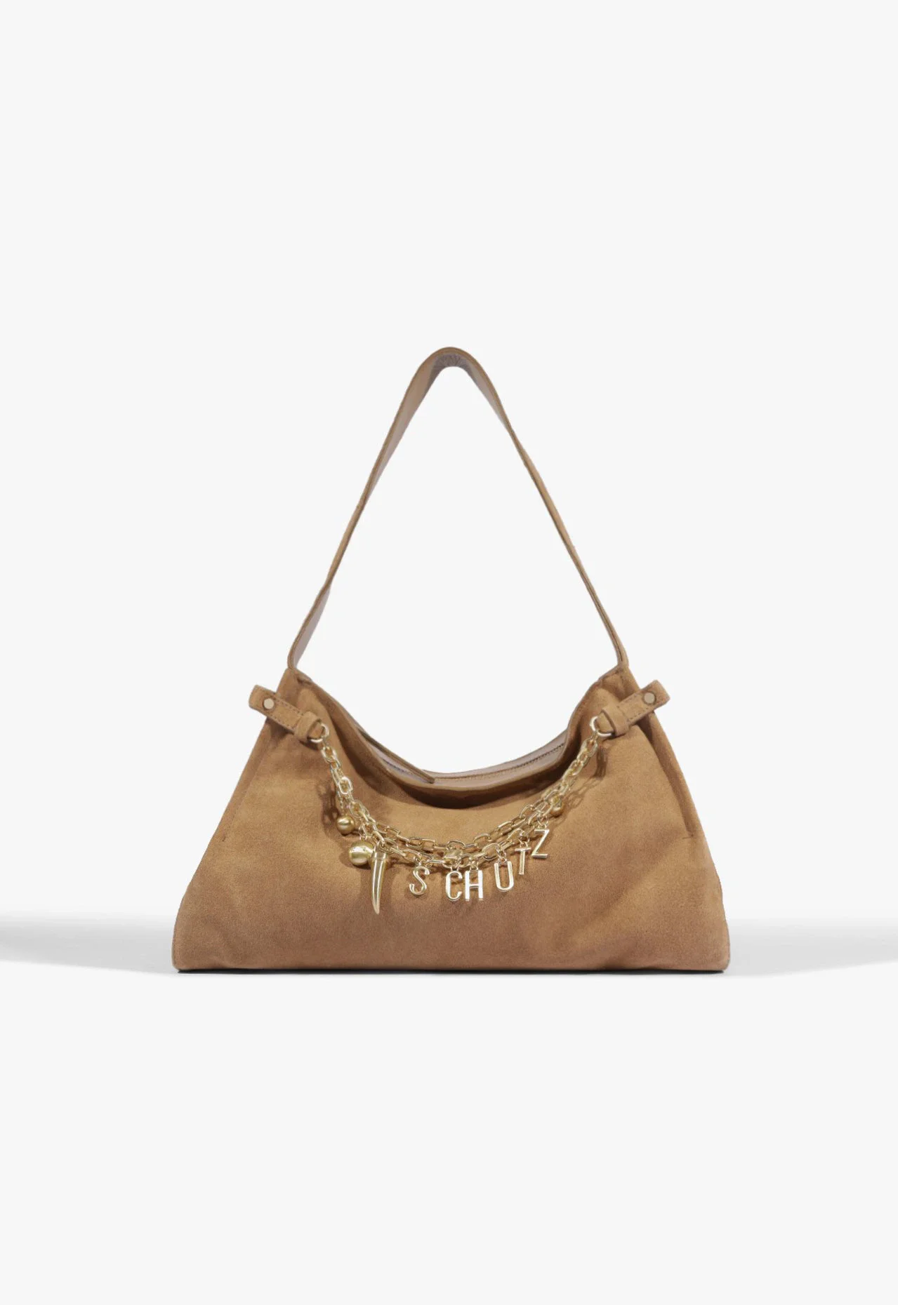 Bolsa Hobo Kristin Média Couro