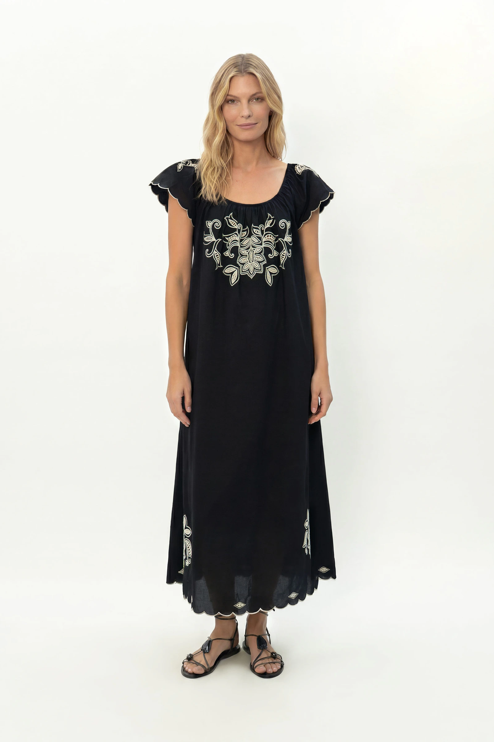 Vestido Bordado Folk