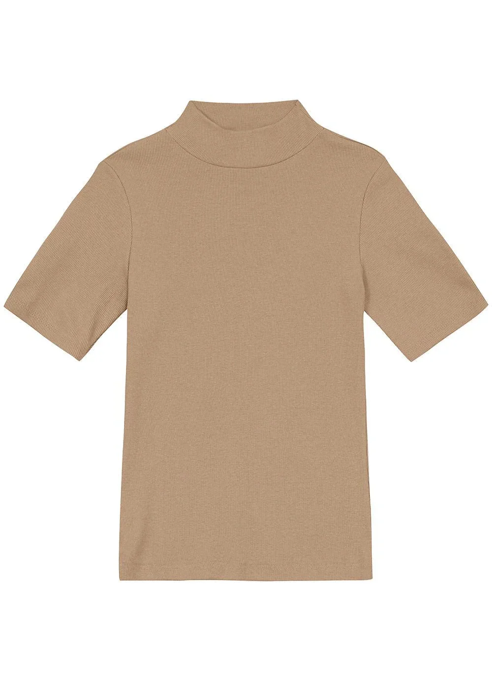 Enfim - Blusa Justa em Ribana Conforto Bege