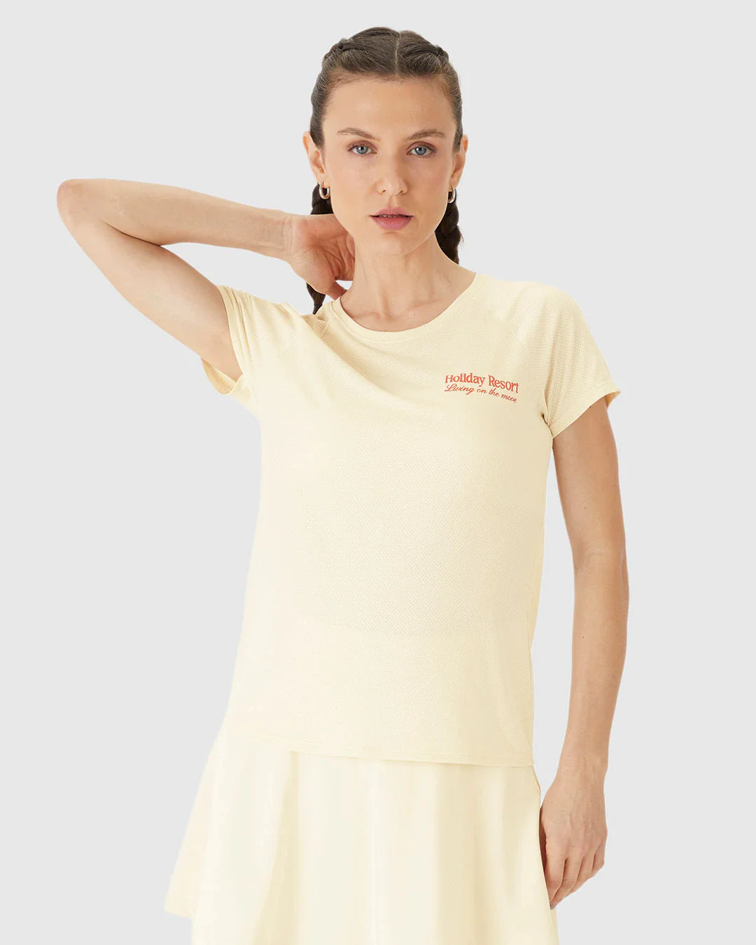 Blusa Esportiva Feminina Reta Holiday Resort Living On The Move Em Malha Dry Malwee Active