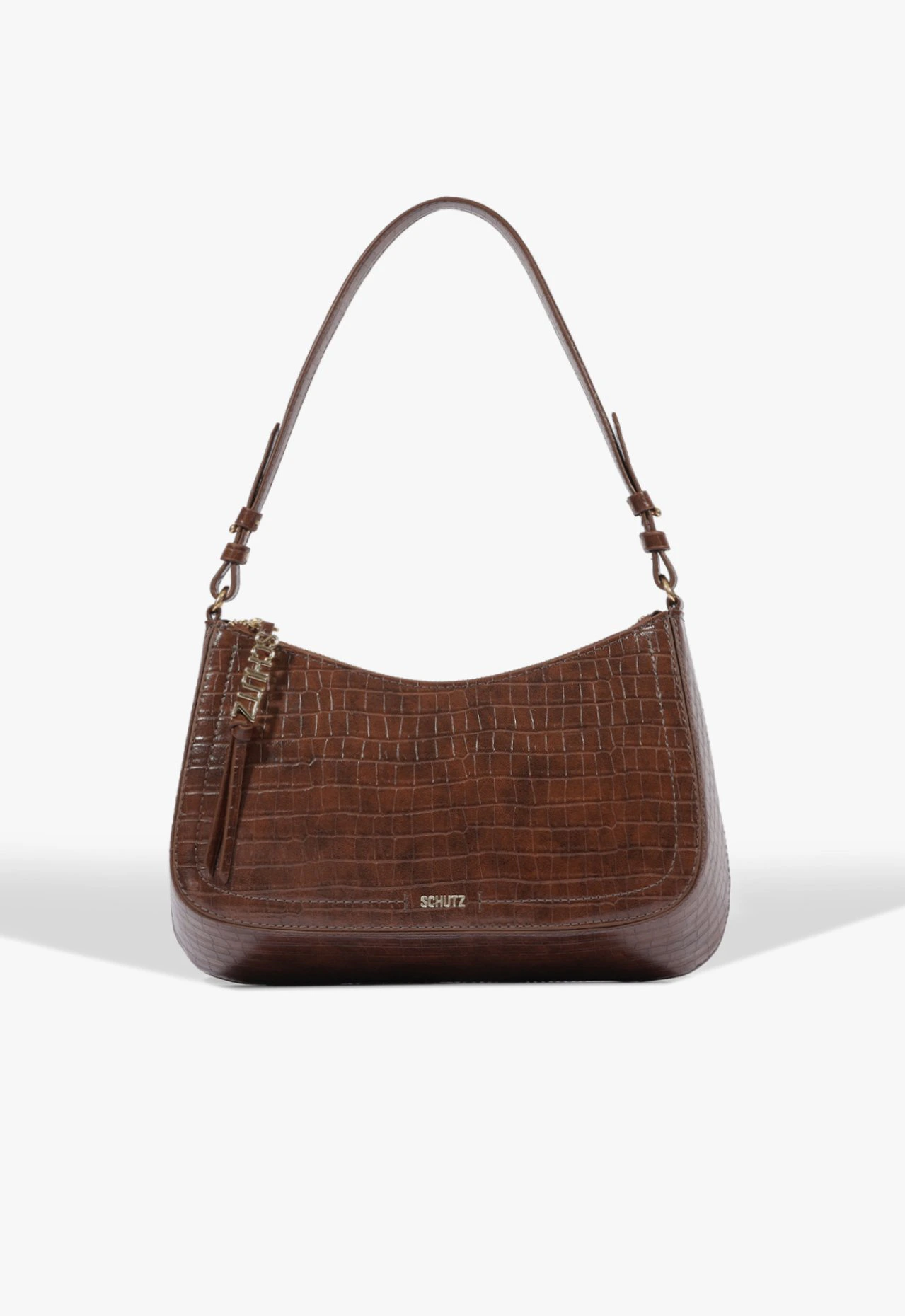 Bolsa Shoulder Tina Média Marrom