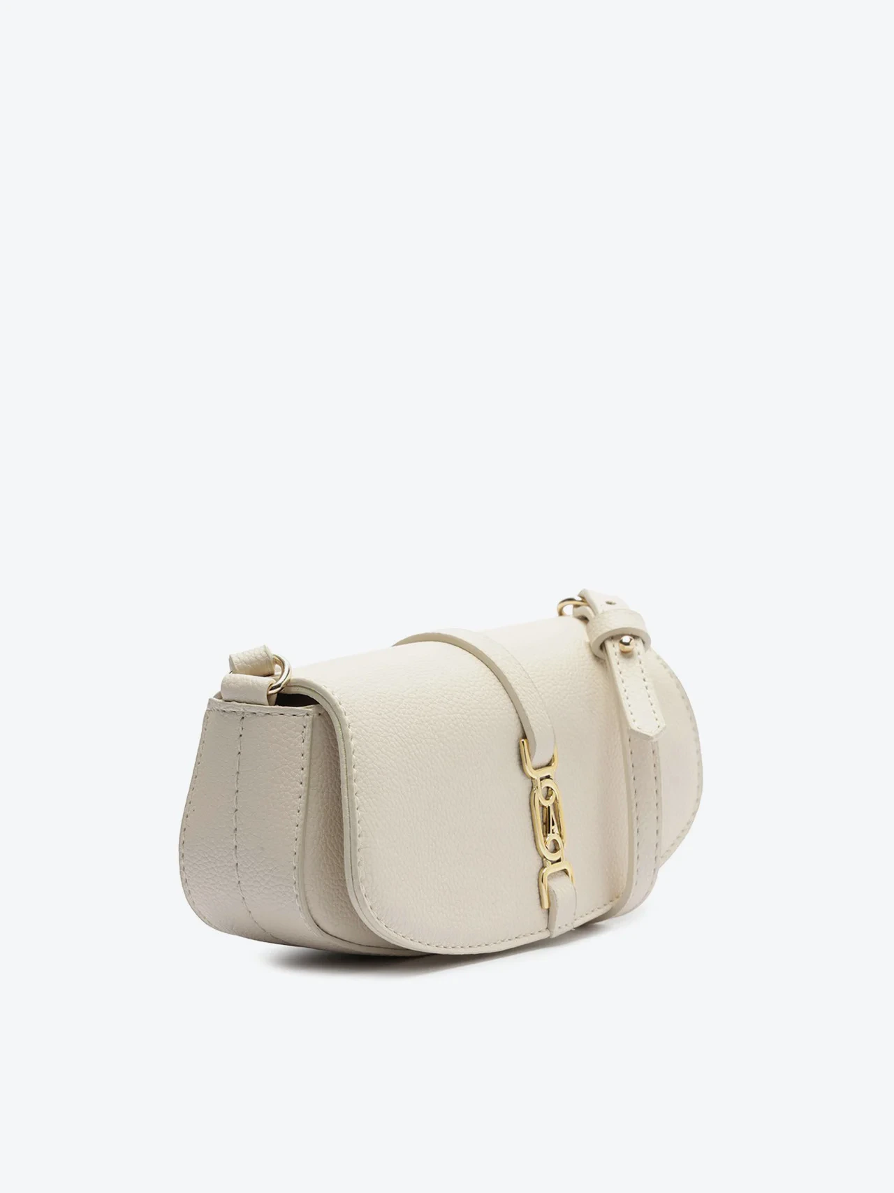 Bolsa Tiracolo Pequena Pingente Branca