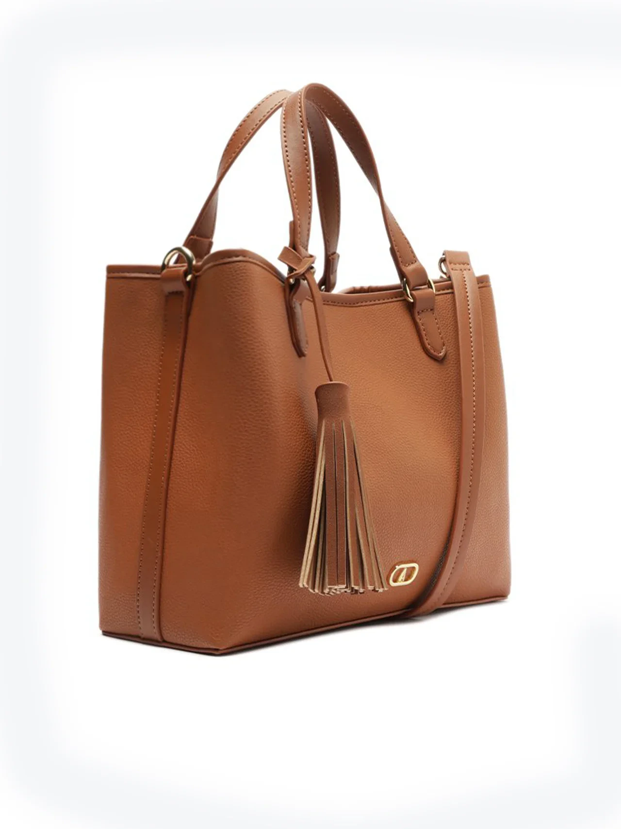 Bolsa Tote Média Barbicacho Marrom