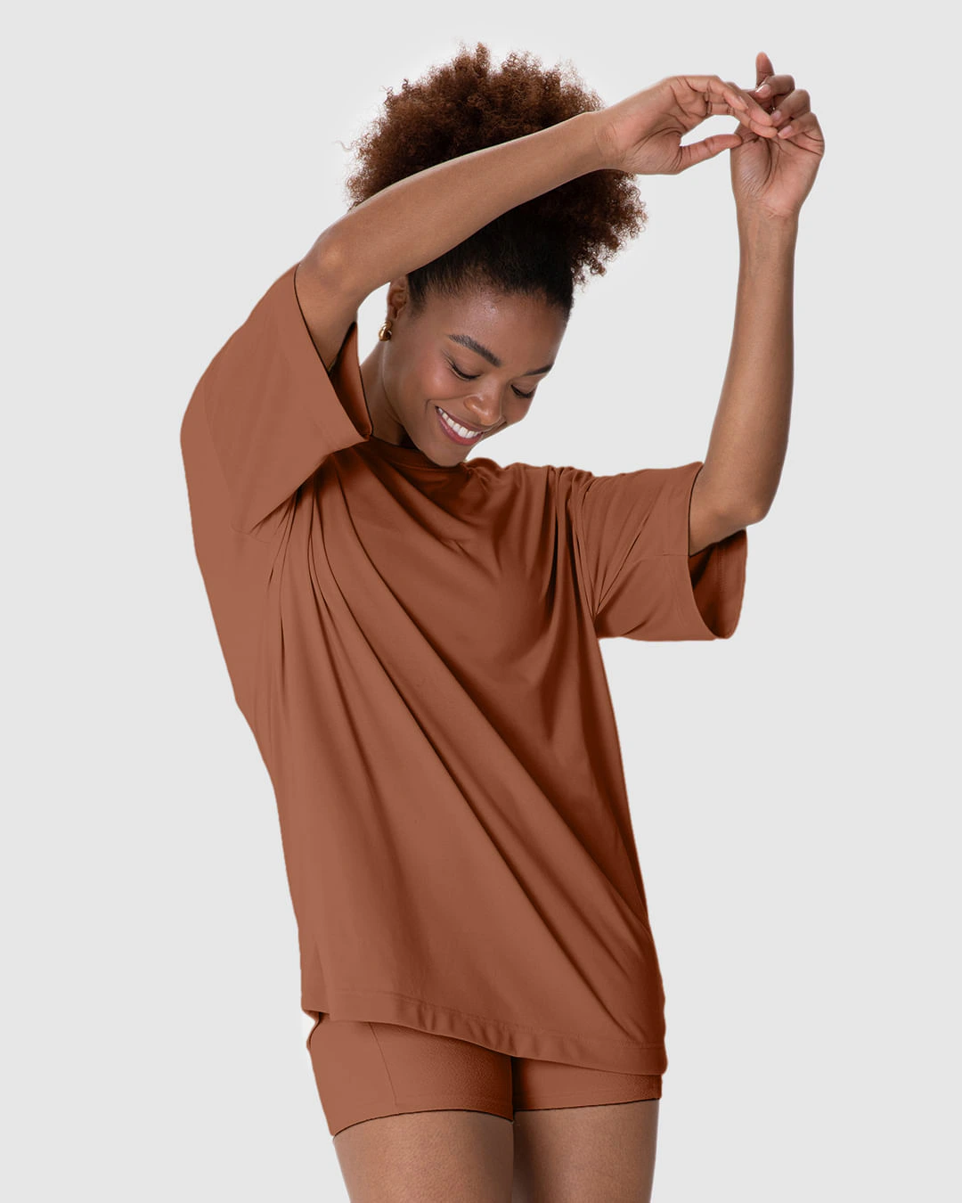Blusa Esportiva Feminina Oversized Em Malha Dry E Proteção UV Malwee Active
