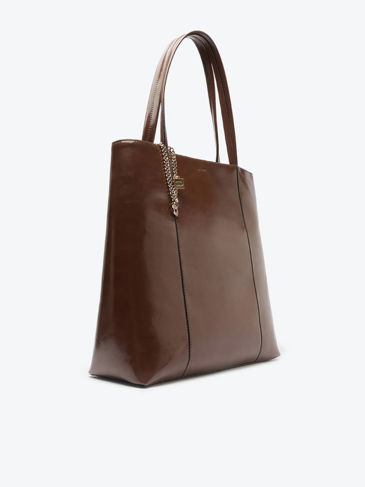 Bolsa Shopping Grande Corrente Marrom