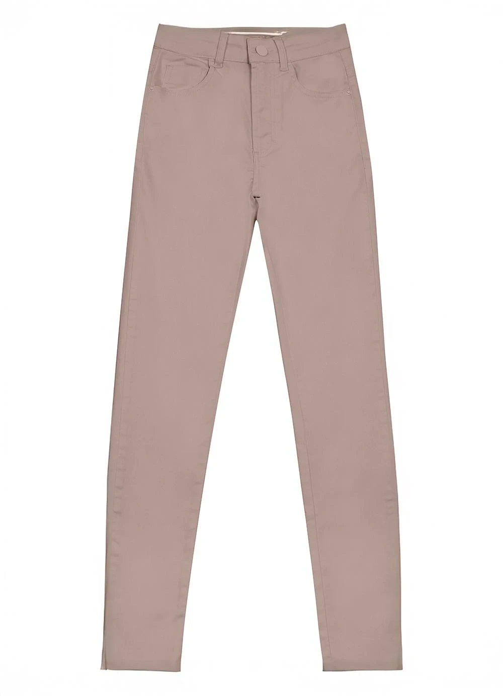 Malwee - Calça Skinny Sarja Stretch Cáqui