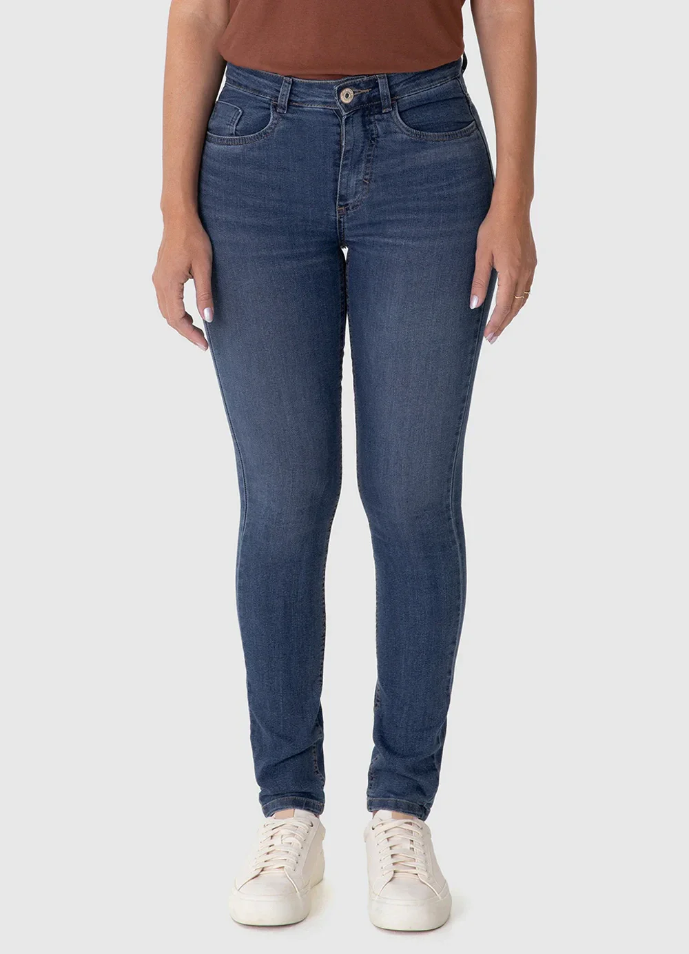 Malwee - Calça Skinny Jeans Azul