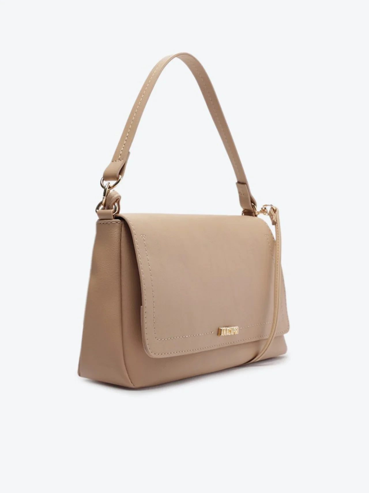 Bolsa Tiracolo Média Firenze Bege Areia