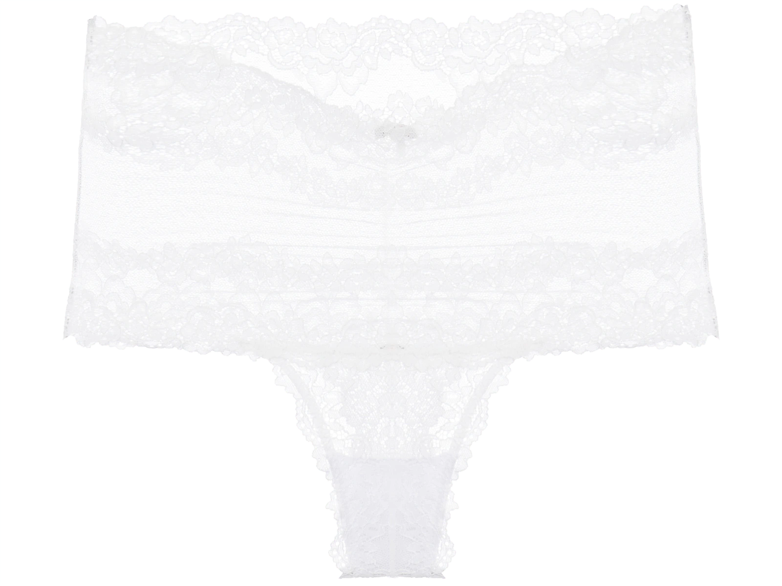 Calcinha Hot Pant Renda Signature Première Branco