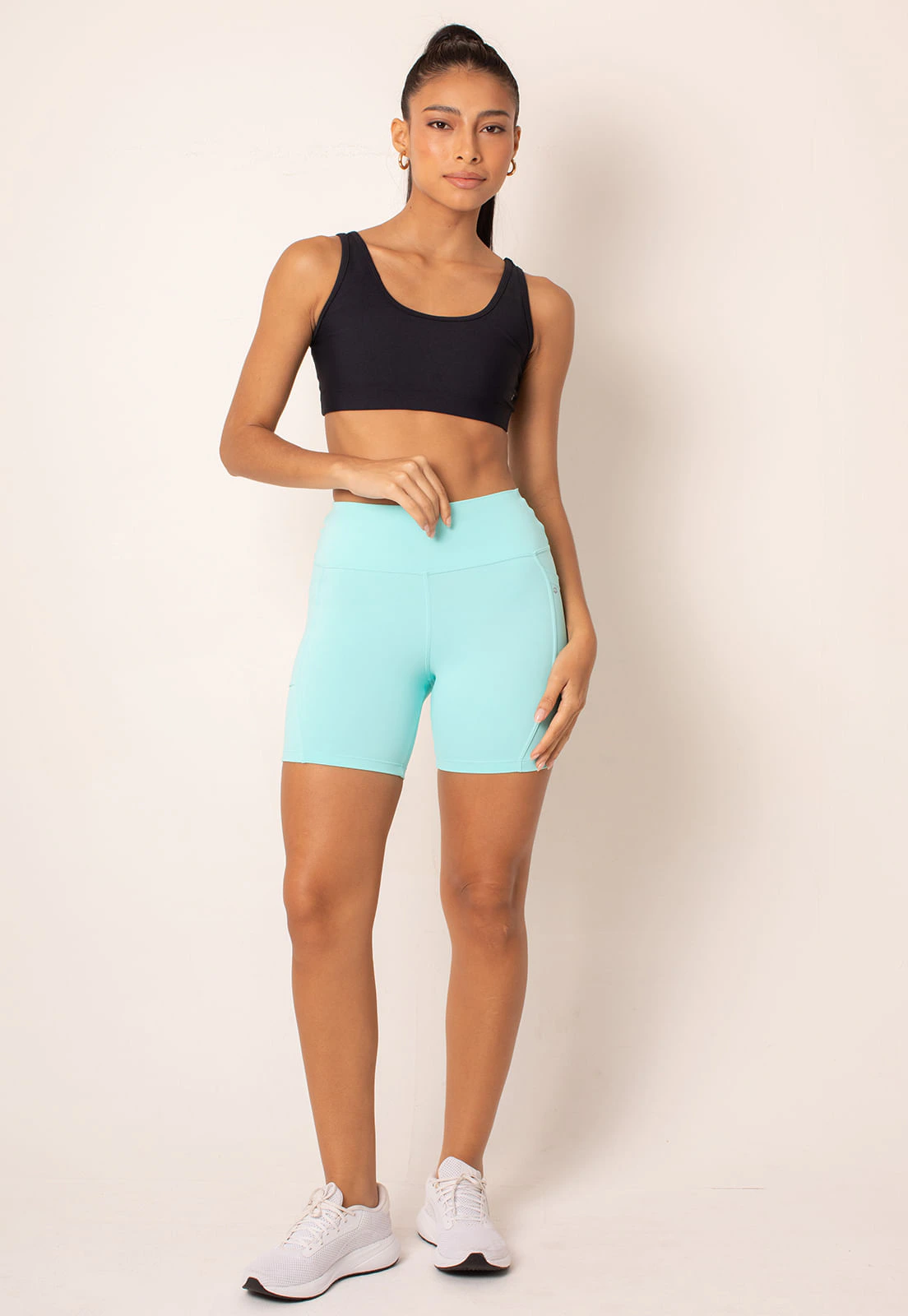 Bermuda Fitness Tech Kelp Com Bolsos Laterais